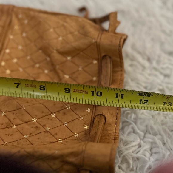 Tan Embossed Hobo Bag New not leather PURSE-SALE was $25 G1 - Picture 6 of 6